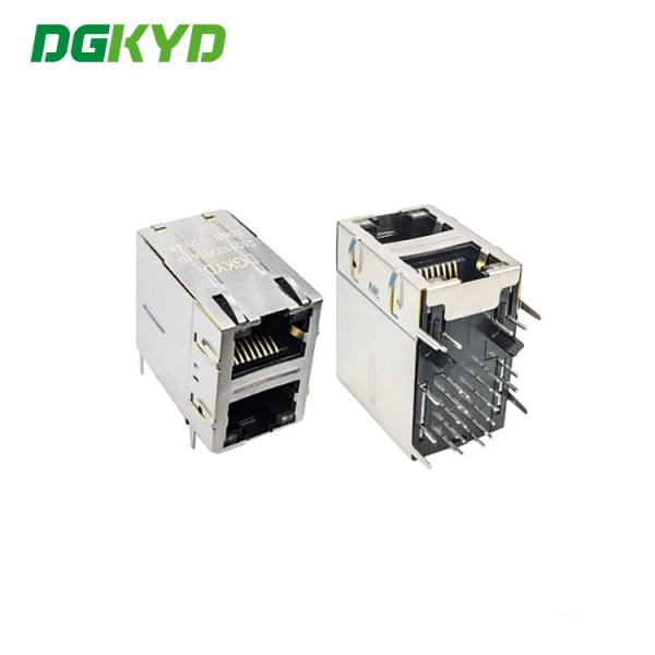 Cheap 10pin multi port connector Gigabit Ethernet Filter With Light Shrapnel for sale