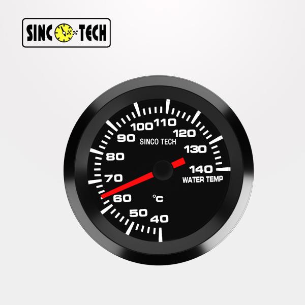 Cheap White Backlight LCD Display Coolant Temperature Gauge 16VDC for sale