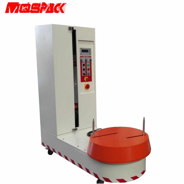 Cheap Entirely Automatic Functions Luggage Stretch Wrapper Rotary Speed Adjustable for sale
