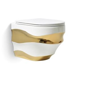 Best Customized Marble Ceramic Wall Mounted Toilet Sanitary Ware One Piece Toilet Bowl wholesale