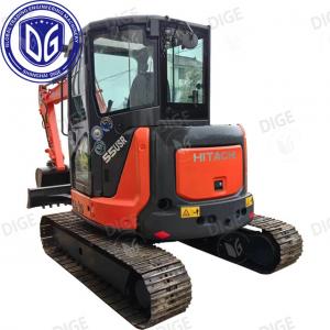 Best ZX55 5.5 Ton Used Hitachi Excavator Perfectly Competent Light Duty Operation wholesale