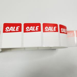 Rectangular BOPP Custom Retail Labels Writable Clear Waterproof Printable Sticker Paper