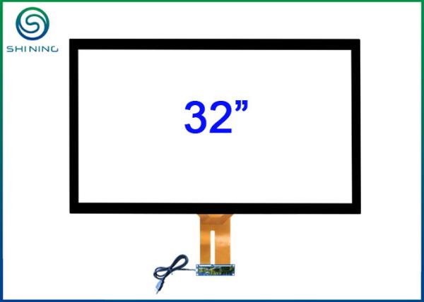Cheap Capacitive 32 Inch Touch Screen Panel Kit PCAP ITO Technology With USB Cable for sale