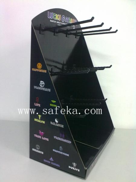 Cheap Corrugated Floor Display Stands,Hook counter Display,Corrugated Peg Diplay for sale