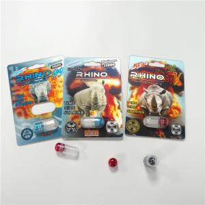 Best 1000k Rhino 69 Sex Pills 3d Blister Cards with Adhesive sticker wholesale
