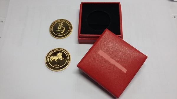 Cheap custom coin / gold coin / silver coin with coin box for sale