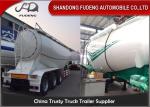Best 3 Axles Bulk cement tanker trailers 45Tons Silo cement carrier steel material wholesale