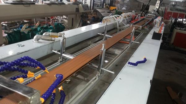 Cheap PVC / PE Door Profile Extrusion Machiner , Sheet Extrusion Plant Easy Operation for sale