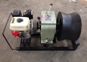 Best 3 Ton Petrol Engine Power Cable Pulling Winch Machine With 400mm Cable Roller wholesale