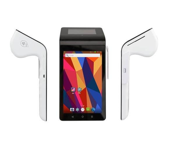 Cheap Portable Android Pos Terminal With Printer 1D/2D Barcode Scannr Bank Card Reader for sale
