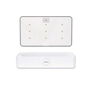 Glossy Travel Built In Aromatherapy Uv Light Sterilizer Box