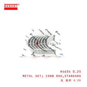 Best R4634 0.25 Standard Connecting Rod Metal Set suitable for ISUZU  4BD1 4BE1 4BG1 wholesale