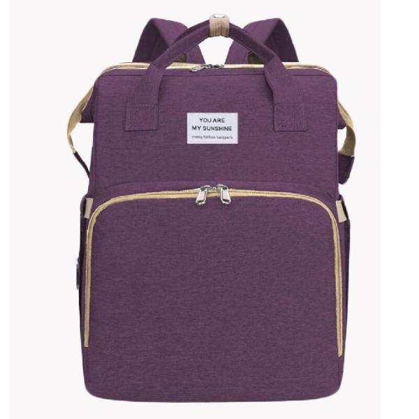 Cheap Multiple Pockets Nylon Foldable Crib 20L Mummy Diaper Bag for sale