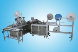 Flat 3 Ply Face Mask Making Machine With Computer Program Control