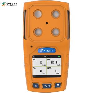 Portable H2s Single Gas Detector TFT Display By Combustible Gas Alarm Control System