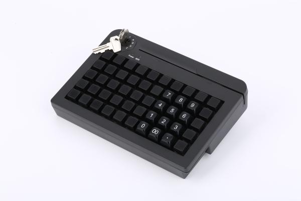 Cheap 50 Membrane POS Programmable Keyboard ISO7812 With Tripe Tracks MSR for sale