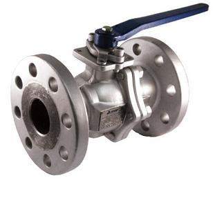 Cheap Carbon Steel Ball Valve 2 Piece Full Port Ball Valve with Flanged Connections for sale