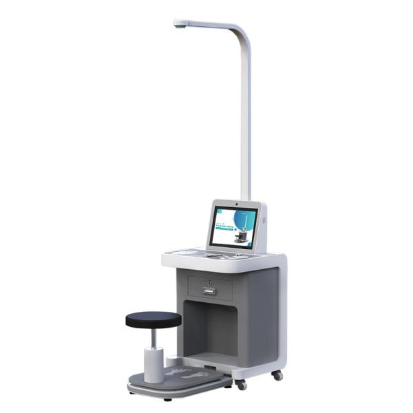 Cheap Touch Screen Terminal Fast Health Check Kiosk With Print Receipt for sale