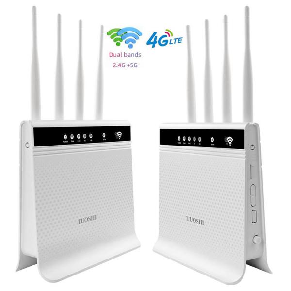 Cheap OEM CAT4 CAT6 32 Users Dual Band 4G LTE WIFI Router Unlock 1200mbps Band Lock CPE for sale