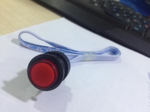 16mm / 19mm Plastic Push Button With Colorful Flash For POP / POS Display