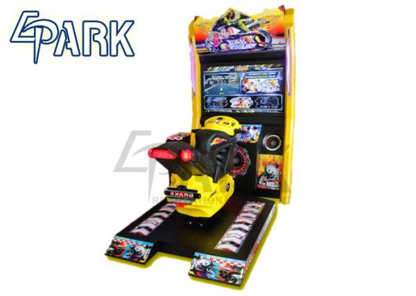 Cheap Racing Car Simulator / Moto Hero Racing Game Machine L1400*2100*H2400mm for sale