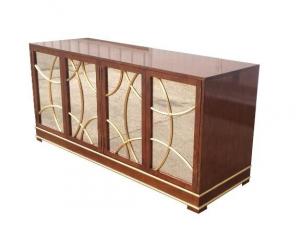 Best Antique Hotel Room Dresser 5 Star Hotel MDF Board With Recessed Back Panel wholesale