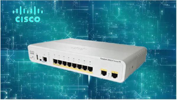 Cheap WS-C2960C-8TC-L Cisco 2960 X Series Switches 8 Port Fast Ethernet Network Switch for sale