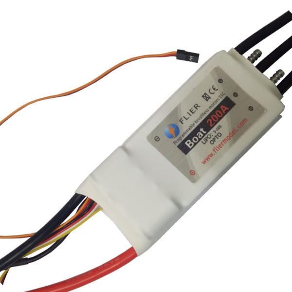 Cheap Programming 200A Brushless ESC Electronic Speed Controller With OPTO For RC Boat for sale