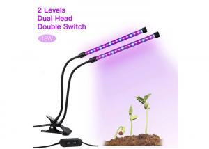 Best Two Stage Hydroponic Led Grow Lights 36 Leds Adjustable 360 Degree 8CM Width wholesale