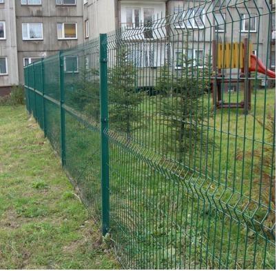 Cheap 3D Curved 2.43m Width Decorative Wire Mesh Fence For Outdoor for sale