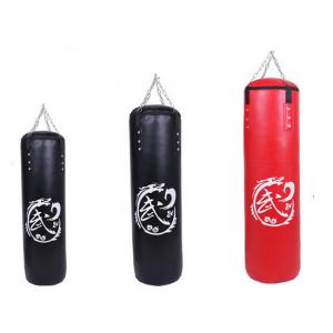 China Heavy 35LB Top Zip Closure 60cm Punching Training Bags on sale