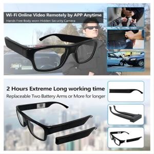 China Outdoor WiFi Security Camera Glasses Wireless 2 Way Talk Phone APP Control on sale
