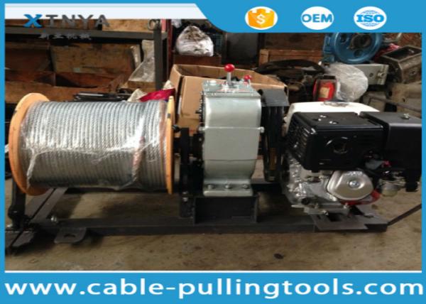 Cheap Honda Gas Engine Powered Winch Cable Pulling Tools With 300M Wire Rope for sale