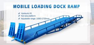 Best 6t 8t 10t 12t Yard Forklift Ramp Loading and Unloading Container Loading Ramp wholesale