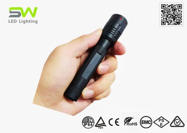 Cheap 230 Lumens Small Zoomable Pocket Led Flashlight EMC ROHS Approved for sale