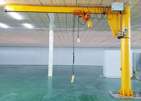 Cheap Floor Mounted Fix Column Free Standing 5t Engine Lift Jib Crane for sale