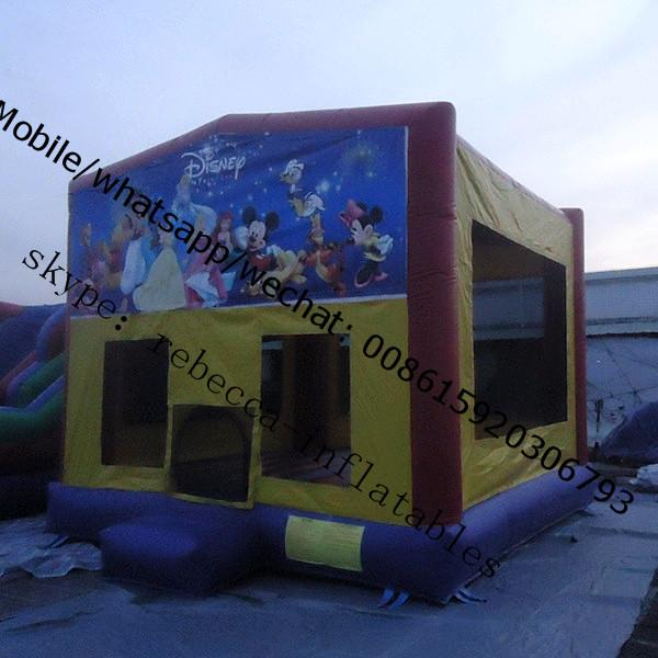 Cheap small inflatable bouncer mickey mouse inflatable bouncer for sale