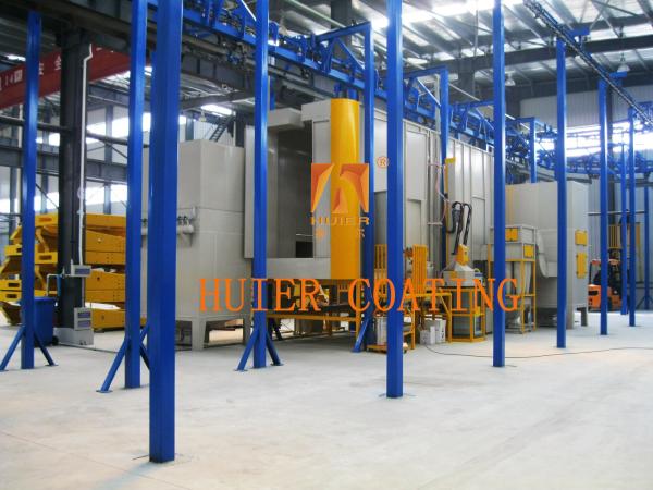 Cheap Strength Industrial Electrostatic Powder Coating Line With Automatic Operation for sale