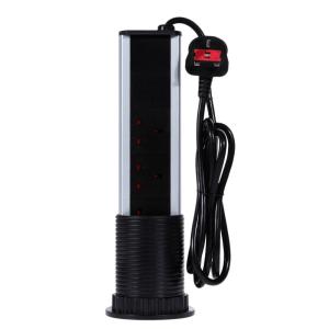 Pull Pop Up Electrical Sockets , Tabletop Pop Up Counter Outlet Intelligent Vertical Installed