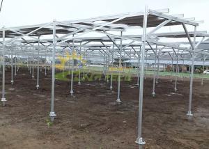Anti Rust Solar Panel Mounting Rack , Pv Racking System With Good Stability