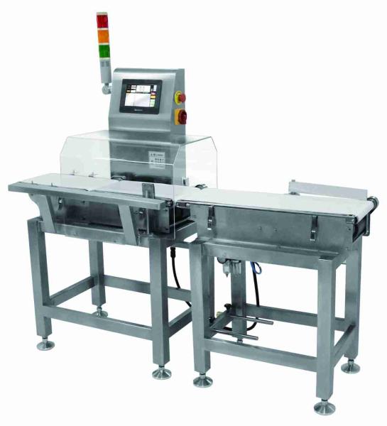 Cheap 0.1g Automatic Dynamic Checkweighers 100mm Checking With Touch Screen for sale