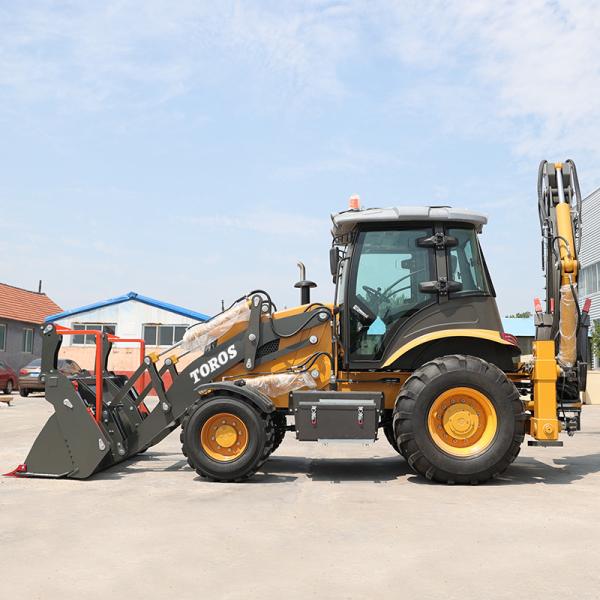 Cheap Customizable Most Powerful Backhoe Loader Machine 2400r/Min Fast Speed for sale