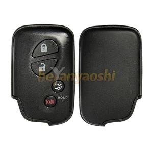 Lexus 4 Buttons Smart Key Shell with Emergency Key Insert