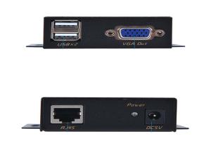 China Over Cat5 / 6 Network Cable KVM VGA Extender 60M 1080P To RJ45 Network on sale