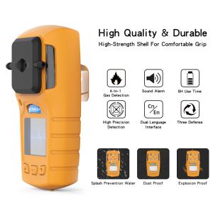 Best 4 In 1 IP64 Portable Multi Gas Detector Poisonous Combustible Gas Analyzer wholesale