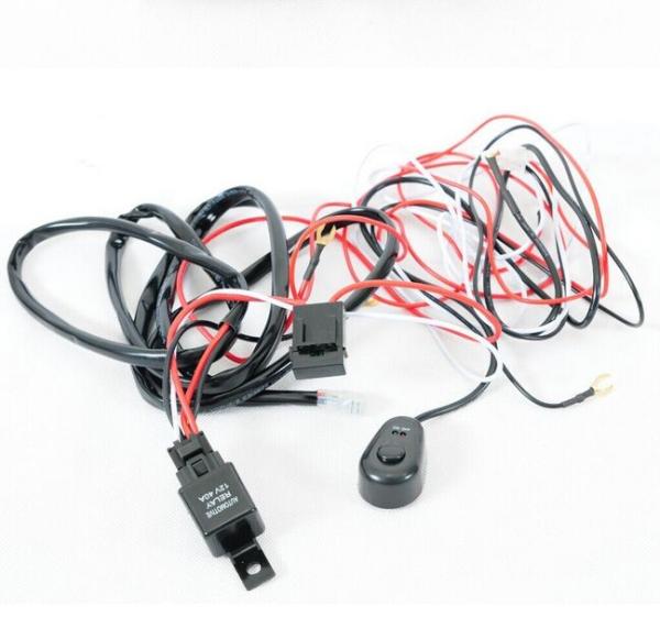 Cheap 12V 40A Relay ONOFF Switch LED Light Bar Wiring Harness for sale