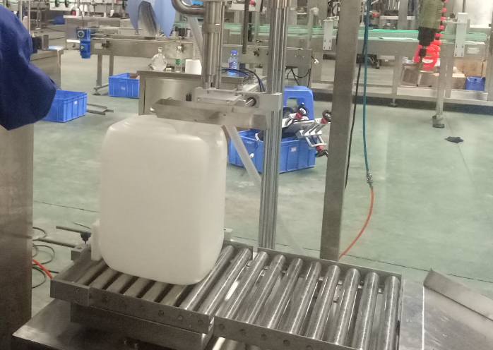 High Efficiency Bottle Packaging Line / Customized Paint Packing Machine