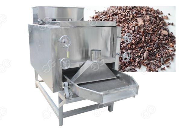 Cheap Automatic Roasted Cocoa Bean Crushing Machine / Cacao Bean Cracker Crusher for sale