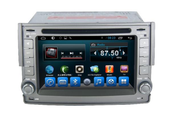 Cheap Central PC Car Multimedia Player For H1 Android GPS Navigation Touch Screen for sale