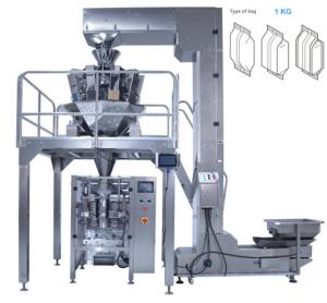 China 1Kg/Bag Fully Automatic Rice Packing Machine With Multi-Heads Weigher on sale